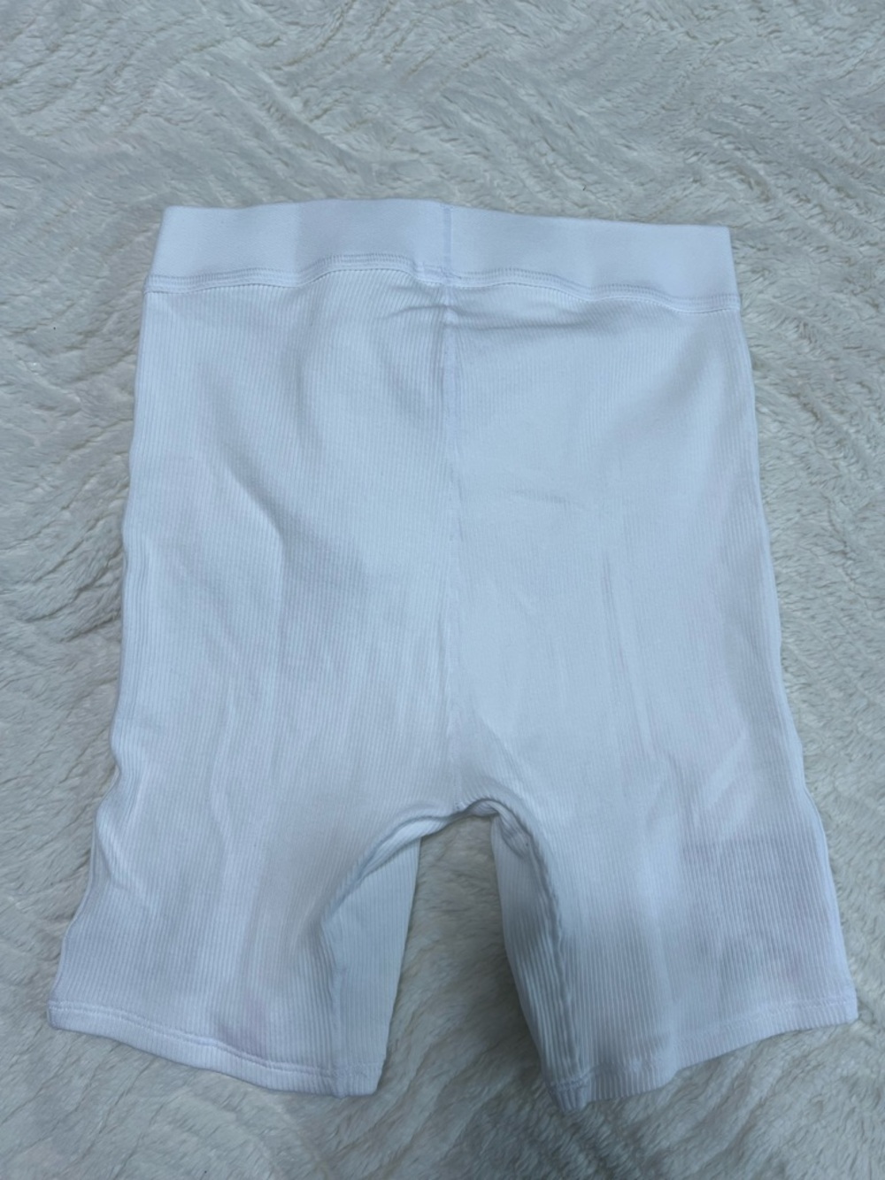 Skims Team USA Olympic Boxer Shorts XXS White Ribbed Cotton NWT - Picture 11 of 16